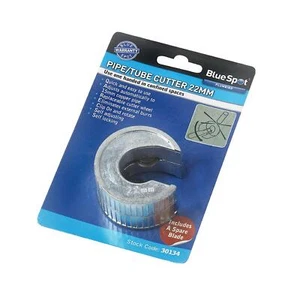BlueSpot 22mm Pipe And Tube Cutter With Extra Blade Self Lock - Picture 1 of 6