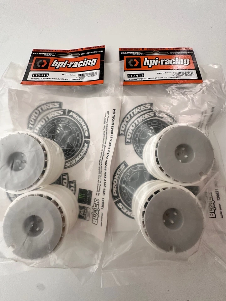 HPI WR8 FIFTEEN52 TURBOMAC WHEELS (2) KEN BLOCK GYMKHANA HOONIGAN 117413