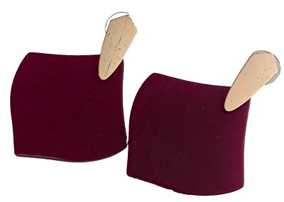 Pendientes Kendra Scott Astoria rojo borgoña cometa geométrica 2" Foto 1 de 3