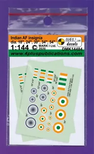 Mark I Decals 1/144 Indian Air Force Insignia - Bild 1 von 2