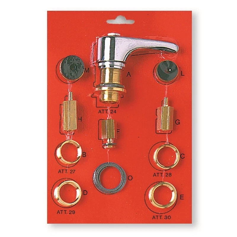 GTL TIRINNANZI Kit universale vitone di ricambio con riduzioni e prolunghe per passo rapido