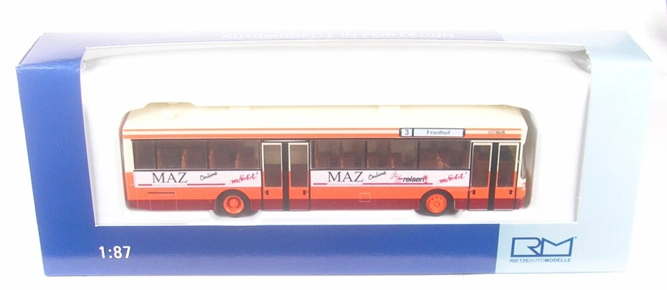 Man Sl 202 Mit.bus Gießen Linea : 3 Ziel: Cimitero 1:87 Rietze - Immagine 1 di 1