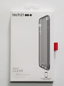 Genuine Tech21 Impact Clear Hardshell Case for iPhone 6 Plus or 6S Plus Smokey - Picture 1 of 5