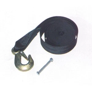 NYLON GURT 7,5 METER MIT KARABINER FÜR WINDE ZUBEHÖR BOOT NAUTISCH - Bild 1 von 1