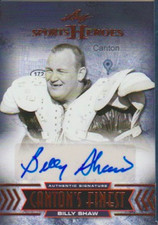Billy Shaw 2013 Leaf Sports Heroes autograph auto card CF-BS4