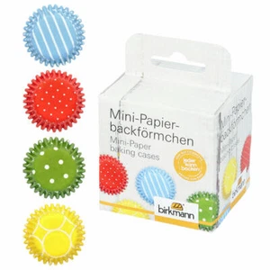 Birkmann Mini-Papierbackförmchen Muffinbackform Muffinform Gemustert Ø 4.5 cm - Bild 1 von 3