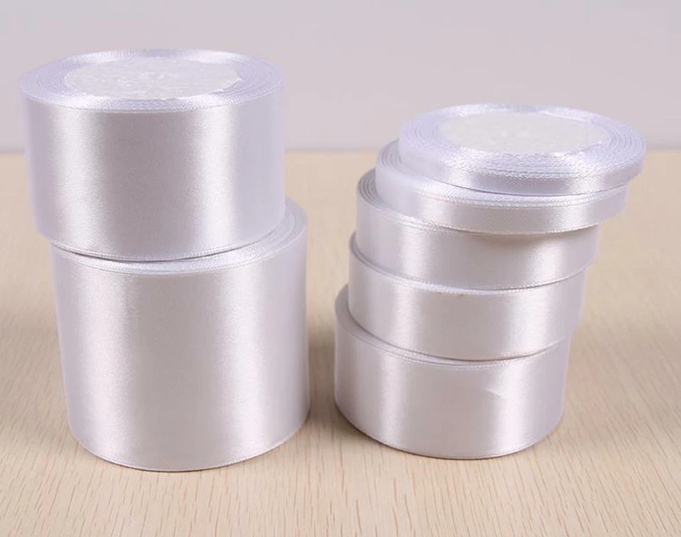 25 yards SATIN RIBBON ROLL for Crafts/Parties/Weddings/Decorations/kids hair bow - Image 1 of 4