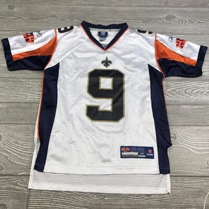 ON FIELD By Reebok Drew Brees #9 Super Bowl Size Youth Medium Jersey - Picture 1 of 12