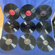Victor Black Seal, Victrola - 12” 78 RPM Records -Lot of 9 - C71