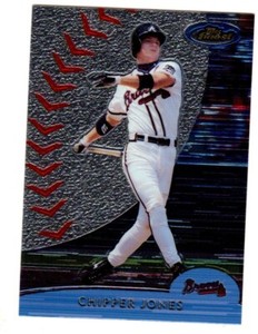 2000 Topps Finest #2 Chipper Jones ATLANTA BRAVES