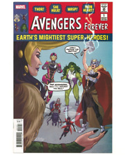 Marvel Comics AVENGERS FOREVER (2021) #1 COLA 1:25 Homage Variant Cover