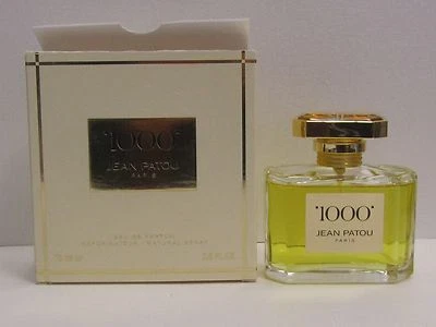1000 Jean Patou For Women 2.5 oz Eau de Parfum Spray Box Top Cut Brand New - Image 1 of 2