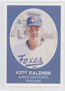 1990 Boxscores Enterprises Appleton Foxes Kirk Baldwin #4