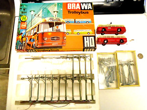 BRAWA -German HO-Over head Electrified Trolleybus set