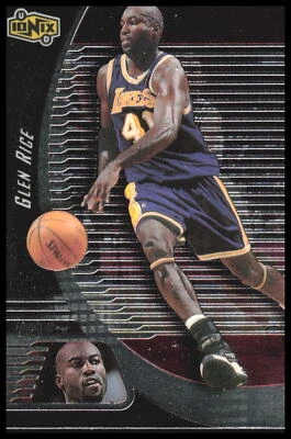 1998-99 Upper Deck Ionix Glen Rice # 12 Lakers 3V - Image 1 of 2