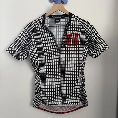 Camiseta deportiva Twin Six para mujer mediana Juliet ciclismo aire libre entrenamiento atlético negra roja Foto 1 de 4