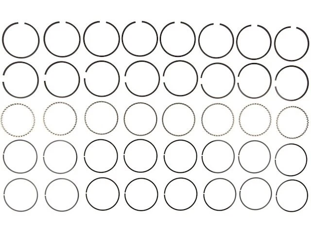 Conjunto de anel de pistão Mahle 35TRJD35 para Chevy Truck 1955 1956 1957 - Imagem 1 de 1