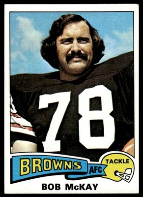 Topps 1975 Topps Bob McKay Cleveland Browns - Image 1 of 2