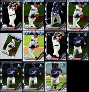 2019 Bowman Draft Chrome Los Angeles Dodgers (11) Card Lot - EXCLUSIVE – BE A... - Picture 1 of 2
