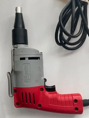 Heavy Duty Milwaukee Corded Screw Shooter Sheet Rock Drywall Gun Cat. No. 6758-1 - Image 1 of 4