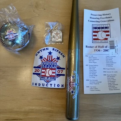 Cal Ripken Jr Tony Gwynn 07 National Baseball Hall Of Fame Induction Memorabilia - Image 1 of 4