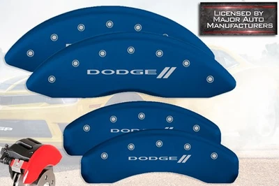 2011-2025 "道奇 //" Durango 前后蓝色 MGP 刹车盘卡钳盖 4p — 第 1/4 张图片