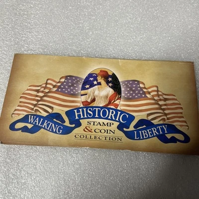 1935 Walking Liberty Stamp And Coin Collection - Image 1 of 3