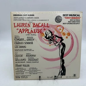 Lauren Bacall Applause Original Cast Album LP Vinyl Record - Picture 1 of 8