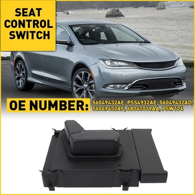 Interruptor de asiento eléctrico derecho pasajero delantero para Dodge Ram 2500 1500 3500 2009-2019 Foto 1 de 4