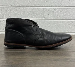 Timberland Wodehouse Chukka Boots Mens 12 Black Leather Ankle Vietnam - Picture 1 of 10
