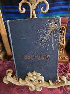 Antik 1880er Ben Hur von Lew Wallace 1. Auflage blau Hardcover Harper Brothera - Bild 1 von 11