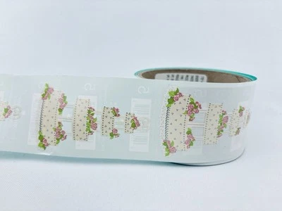 Vintage 2003 Wedding Cake Mrs. Grossman's Stickers Roll Scrapbooking - Image 1 of 4