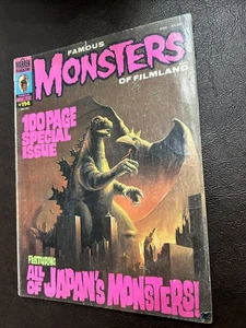 Famous Monsters of Filmland #114 revista Godzilla Warren 1975 edición de 100 páginas - Imagen 1 de 24