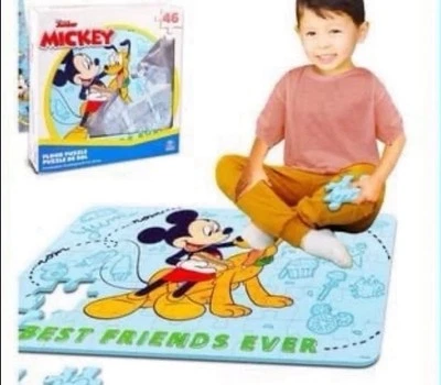 New Disney Mickey Mouse 46-Piece Giant Floor Puzzle. Ages 4+ - Image 1 of 2