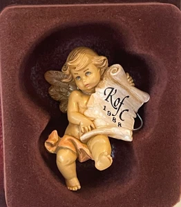 Vintage Fontanini by Roman Simonette 1988 Cherub Angel  in box w/tag Precious! - Bild 1 von 8
