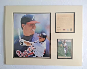 Atlanta Braves Chipper Jones 1997 Baseball 11x14 MATTED Tom Bates Print - Bild 1 von 5