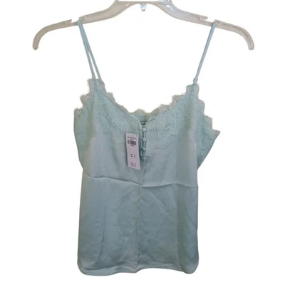 Abercrombie And Fitch NWT Mint Scalloped Lace Cami XS - Image 1 of 4