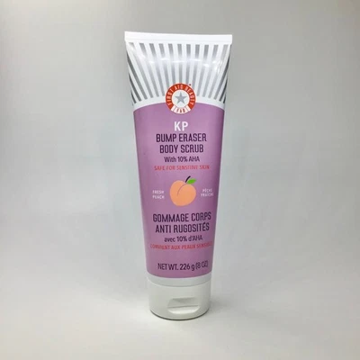 First Aid Beauty KP Bump Eraser Body Scrub W/ 10% AHA Sensitive Skin 8 oz SEALED - Image 1 of 3