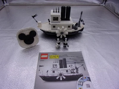 LEGO Ideas: Disney's Mickey Mouse: Steamboat Willie 21317 100% Complete W/manual - Image 1 of 4