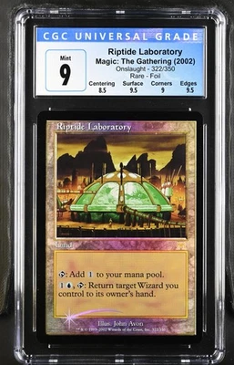 RIPTIDE LABORATORY Onslaught Foil Rare CGC 9 MTG [Nostalgium] - Image 1 of 2