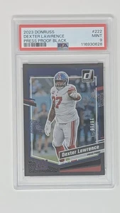 2023 Donruss - Dexter Lawrence #222 PP Black 10/10 PSA 9 - Picture 1 of 2