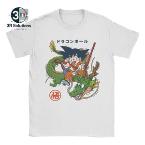 Dragon Ball Uomo Donna Goku E Shenron T-Shirt DBZ Abbigliamento in Cotone Novità - Picture 1 of 22