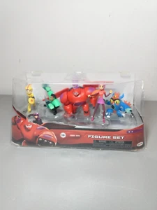 New Disney Big Hero 6 Figurine Play Set/ Cake Topper 6 FIGURE SET Box Damage - Picture 1 of 6