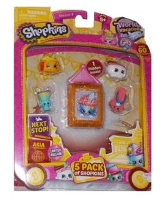 Shopkins Season 8 World Vacation Asia 5 Pack - Picture 1 of 1