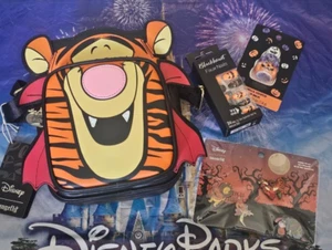 Borsa a tracolla Loungefly Tiger Vampire nuova SET di 4 oggetti Halloween - Foto 1 di 7