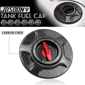 For BMW S1000RR HP4 S1000R R NINE T R9T Carbon Fiber Fuel Gas Cap Tank Cover - Picture 1 of 10