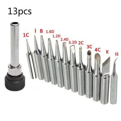 Replacement Soldering Iron Tips Designed to Fit Various Station Models