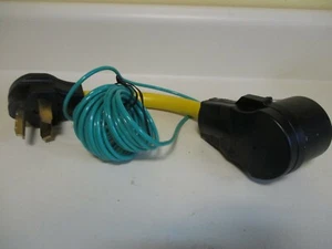 Dryer Adapter 10-30P to 14-30R, 4-Prong to 3-Prong Plug Adapter Cord 30A - Picture 1 of 4