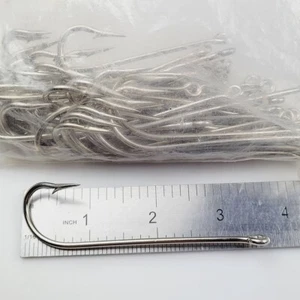 38 - Ganchos de cebo desplazados de caña larga Mustad Pacific Bass 7/0 - Imagen 1 de 2
