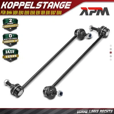 2x Koppelstange Vorne für BMW 3er E90 E93 E92 E91 1er E81 E87 E88 E82 X1 E84 E89 - Bild 1 von 4